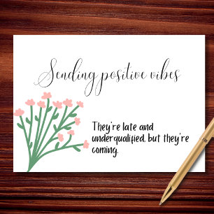 Carte Envoi De Vibes Positives (Finalement)