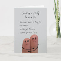 Envoi d'un câlin parce que je m'intéresse à l'Humo