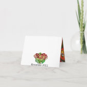 Carte Envoyant à soleil votre manière (Dos)