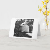 CARTE ENVOYER À CUTE BUNNY POUR DIRE DÉSOLÉ ANNIVERSAIRE (Fleur jaune)