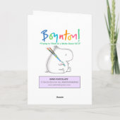 CARTE ENVOYER CHOCOLATE (Dos)