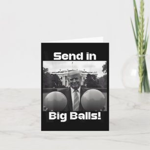 Carte Envoyer Dans Big, Président Trump Et Doge