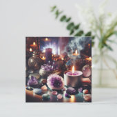 Carte Envoyer de l'énergie positive à un ami (Debout devant)