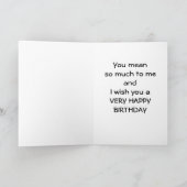 CARTE ENVOYER DES FLEURS À MA SOEUR/BEST AMI ANNIVERSAIR (Intérieur)