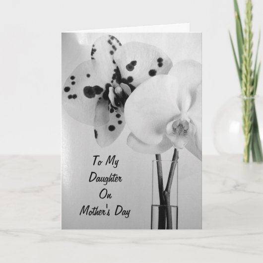 CARTE ENVOYER L'AMOUR À VOTRE FILLE LE JOUR DE LA MÈRE (Devant)