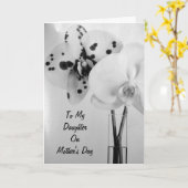 CARTE ENVOYER L'AMOUR À VOTRE FILLE LE JOUR DE LA MÈRE (Fleur jaune)