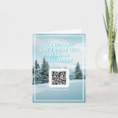 Carte Envoyer une vidéo de QR Code à Noël (Devant)