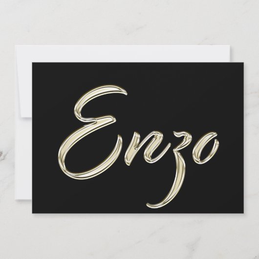 Carte Enzo White Gold (Devant)