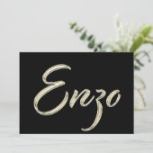Carte Enzo White Gold (Debout devant)