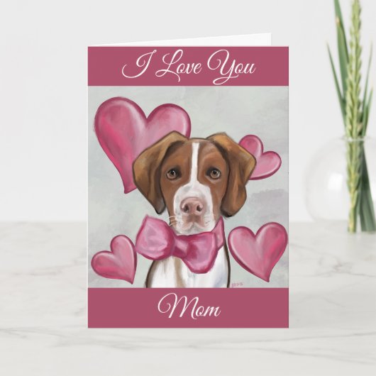 Carte Épagneul Breton         (Devant)