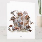 Carte Epagneul Breton, Bretagne Espagne (Dos)