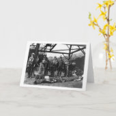 Carte Épargne-vie de la mine de charbon, 1910 (Fleur jaune)