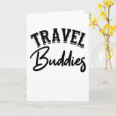 Carte Épargnes de voyage Funny Groupe Vacances Correspon (Fleur jaune)