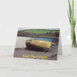 Carte Epave de bateau personnalisable, Cornwall, Royaume