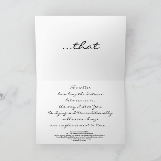 Carte Éphésiens 2:8 (Intérieur)