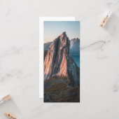 Carte Epic Mountain Norway Paysage photo (Devant/Arrière en situation)