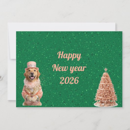 Carte Epic New Year's Eve Bash Greeting Card2026 (Devant)