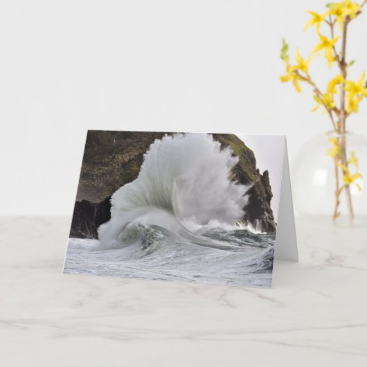 Carte Epic Waves at Cape Disnomination, WA (Fleur jaune)