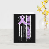 Carte Epilepsie Conception de Conscience Patriotique US (Fleur jaune)