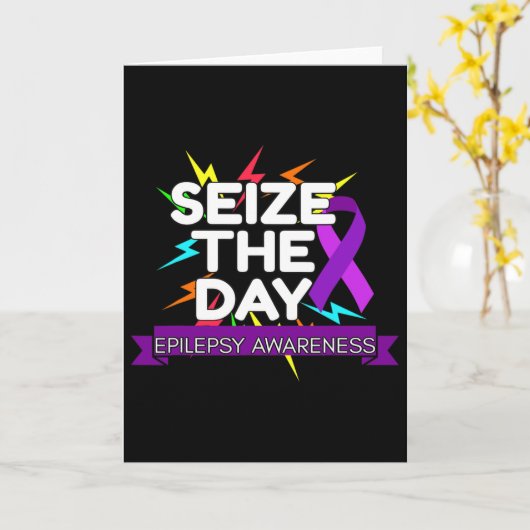 Carte Epilepsy Awareness (Fleur jaune)