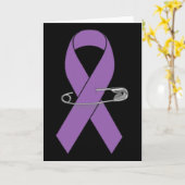 Carte Epilepsy Awareness Walk Supporter Ribbon  (Fleur jaune)
