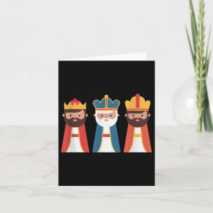 Carte Epiphanie Feliz Dia De Reyes Trois Sages Hommes He