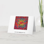 Carte Épiphanie rouge (Dos)