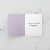 Carte Épouse chatte fille avec Baskets et marguerites (Intérieur)