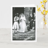 Carte Épouse de cuisine au mari - FUNNY (Fleur jaune)