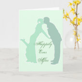 Carte Épouse et pièce de monnaie (Fleur jaune)