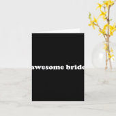 Carte Épouse géniale (Fleur jaune)