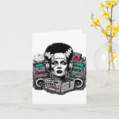 Carte Épouse Hip hop De Frankenstein (Fleur jaune)