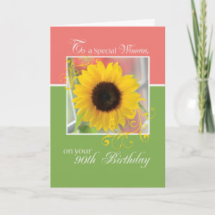 Carte Épouse, quatre-vingt-dixième anniversaire, juste