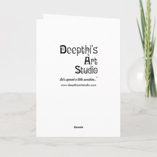 Carte Épouser des souhaits (Dos)