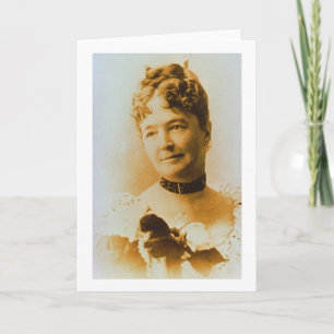 Carte Épouses de Custer de lard d'Elizabeth 1842-1933)