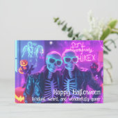 Carte 🌈🎃 Épouvantable, Bruyante & Fière (Debout devant)