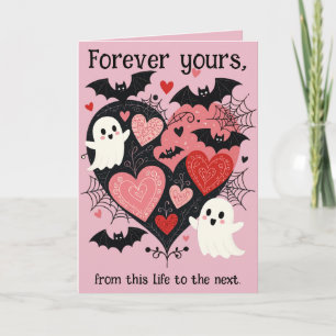 Carte Épouvantable et douce Valloween
