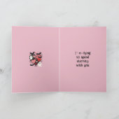 Carte Épouvantable et douce Valloween (Intérieur)