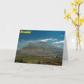 Carte Équateur (Fleur jaune)