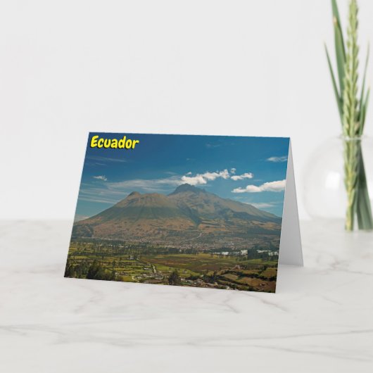 Carte Équateur (Devant)