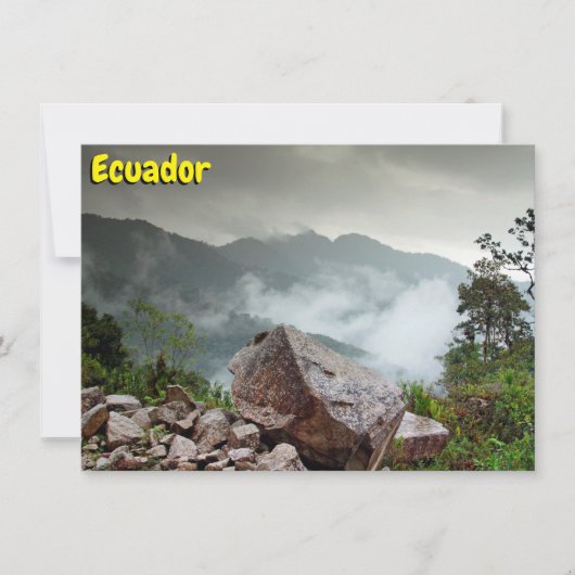 Carte Équateur (Devant)