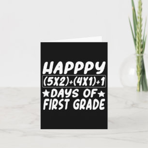 Carte Équation Mathématique Joyeux 100Jours De Scolarisa