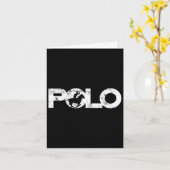 Carte Equestre - Sport - Mallet Polo équitation (Fleur jaune)