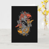 Carte Équilibrer Koi (Fleur jaune)