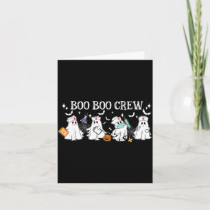 Carte Équipage boo boo infirmière halloween infirmière d