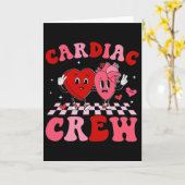 Carte Équipage Cardiaque Saint-Valentin2  (Fleur jaune)