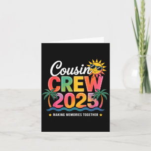 Carte Équipage de cousins 2025 Création de souvenirs Réu