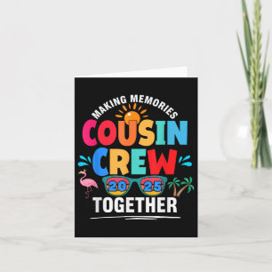 Carte Équipage de cousins 2025 Création de souvenirs Réu