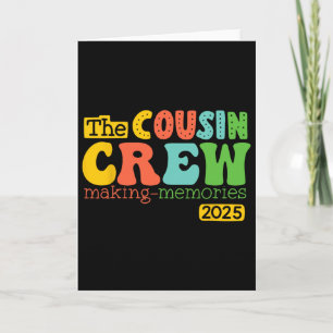 Carte Équipage de cousins 2025 Création de souvenirs Vac