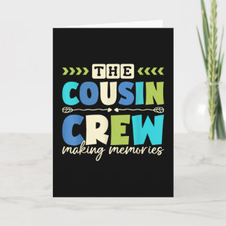Carte Équipage de cousins 2025 Création de souvenirs Vac
